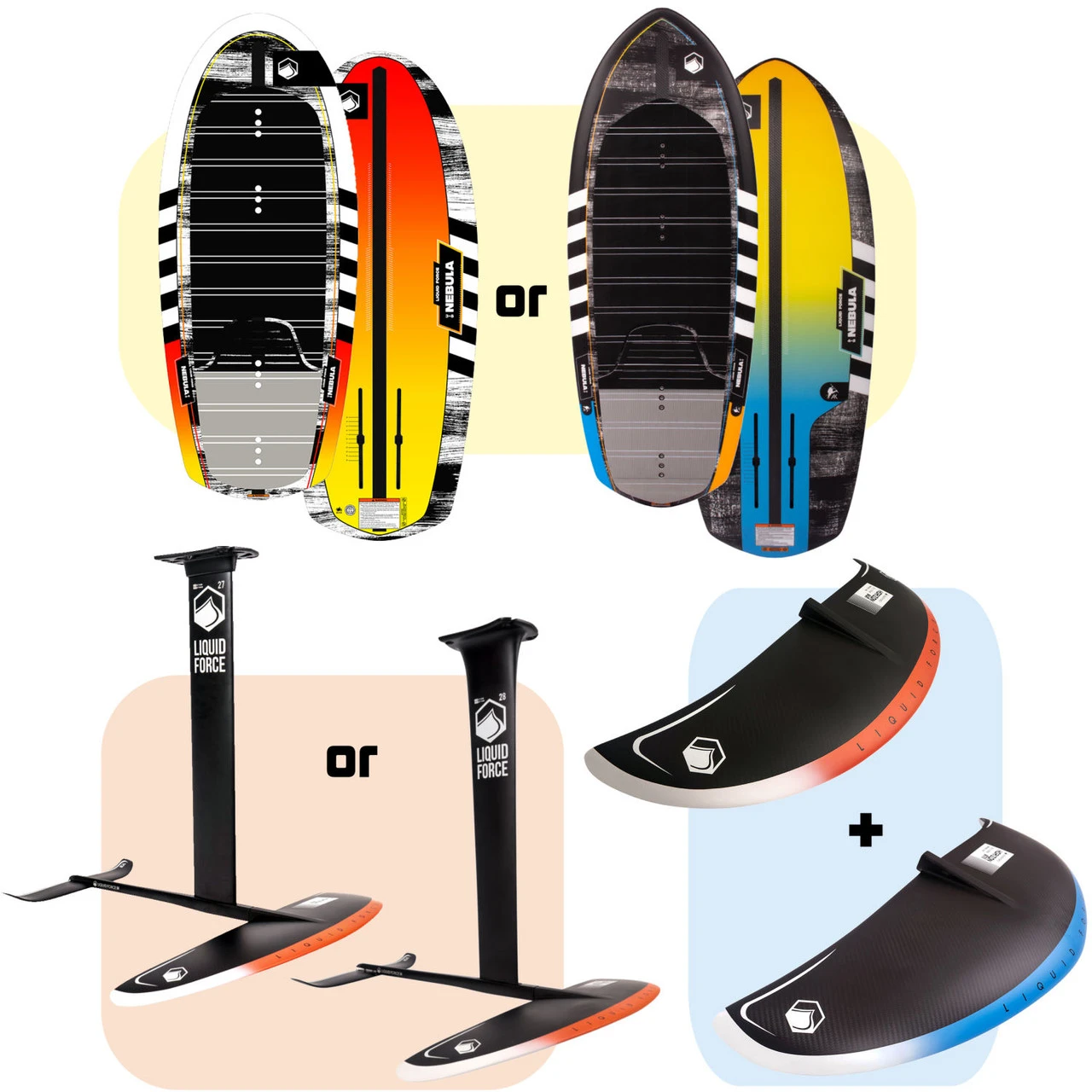 Liquid Force Kites Liquid Force Nebula & Horizon Foil Package