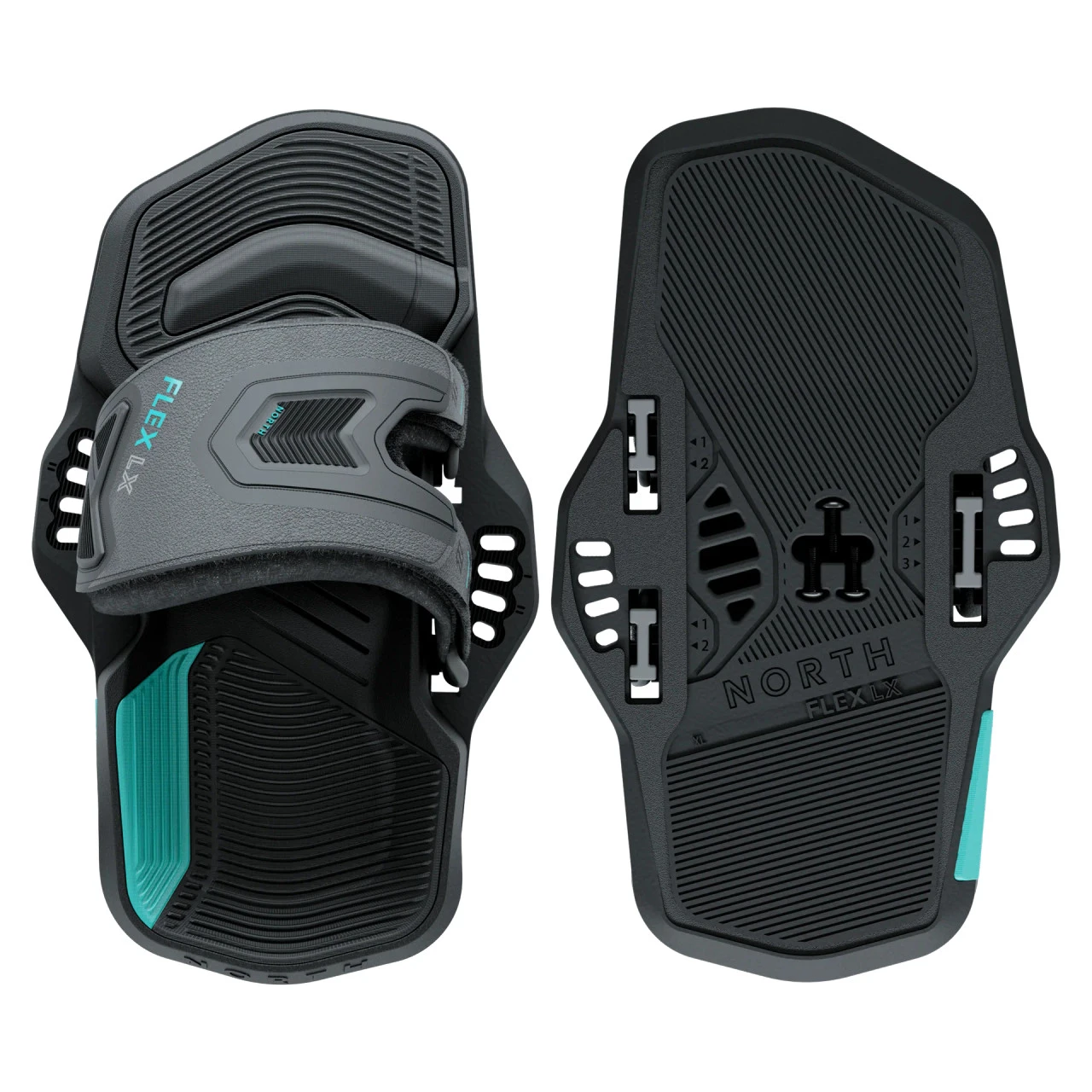 2023 North Flex LX TwinTip Bindings North Kiteboarding 2023 North Flex LX TwinTip Bindings -Cabrinha Kites Store